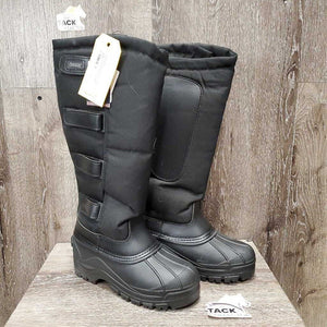 Pr Tall Padded Winter Riding Boots, velcro, box *new