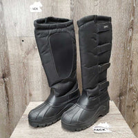 Pr Tall Padded Winter Riding Boots, velcro, box *new
