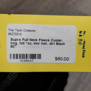 Full Neck Fleece Cooler, bag, tail *xc, mnr hair, dirt