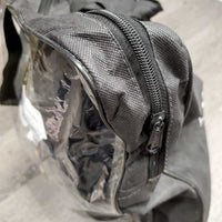 Full Neck Fleece Cooler, bag, tail *xc, mnr hair, dirt
