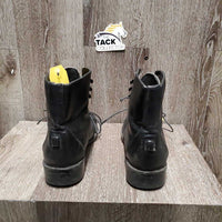 JUNIORS Paddock Boots, laces *gc, toes: creases & dents, scuffs, rubs, clean
