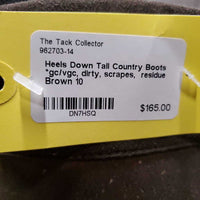 Tall Country Boots *gc/vgc, dirty, scrapes, residue
