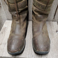 Tall Country Boots *gc/vgc, dirty, scrapes, residue
