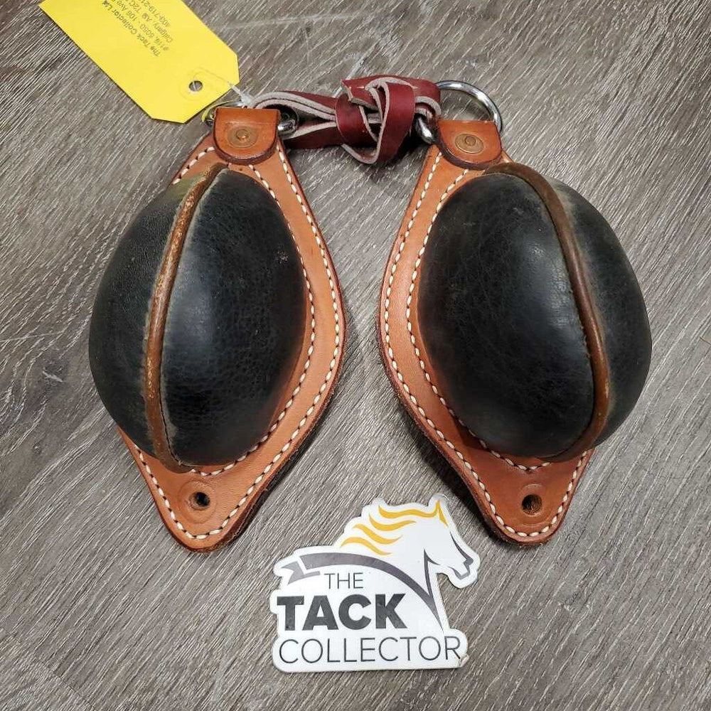 Leather Bucking Rolls *vgc, dusty/dirty, faded, mnr scraped edges