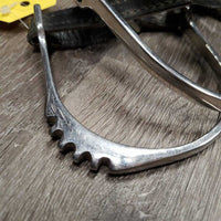 Motivator - Bumper Spurs, Thick Leather Straps *vgc, clean Straps: stiff, mnr dirt & edge scrapes
