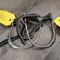 Motivator - Bumper Spurs, Thick Leather Straps *vgc, clean Straps: stiff, mnr dirt & edge scrapes
