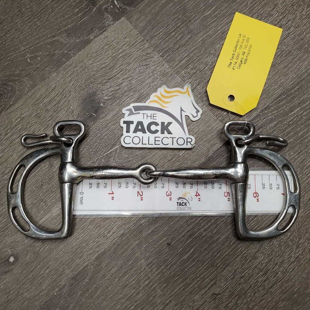 Jointed Kimberwicke Bit, 2 hooks *No Chain, gc, clean, residue, film, stains, scratches