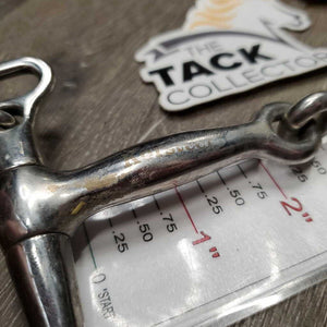 Jointed Kimberwicke Bit, 2 hooks *No Chain, gc, clean, residue, film, stains, scratches
