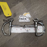 Jointed Kimberwicke Bit, 2 hooks *No Chain, gc, clean, residue, film, stains, scratches

