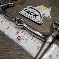 Jointed Kimberwicke Bit, 2 hooks *No Chain, gc, clean, residue, film, stains, scratches
