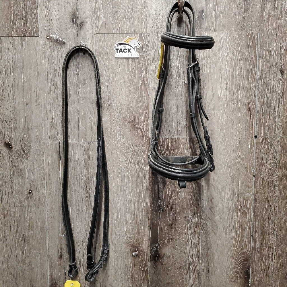 Rsd/Padded Bridle, Buckles, Rsd Plain Reins *gc, No Flash, film, clean & dirty, film, scraped edges, dry