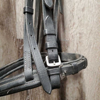 Rsd/Padded Bridle, Buckles, Rsd Plain Reins *gc, No Flash, film, clean & dirty, film, scraped edges, dry
