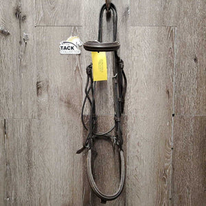 Rsd/Padded Bridle *gc/vgc, dirt, NO Flash, v.tight keeper, stiff, dry, mnr scraped edges