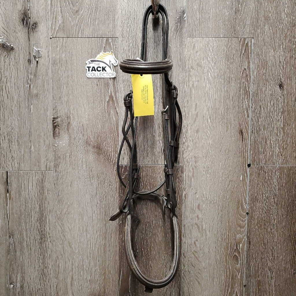 Rsd/Padded Bridle *gc/vgc, dirt, NO Flash, v.tight keeper, stiff, dry, mnr scraped edges