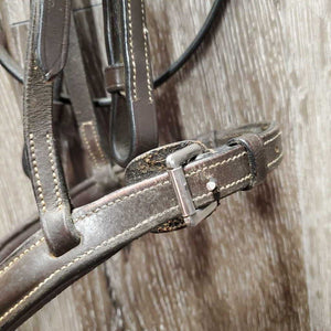 Rsd/Padded Bridle *gc/vgc, dirt, NO Flash, v.tight keeper, stiff, dry, mnr scraped edges