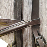 Rsd/Padded Bridle *gc/vgc, dirt, NO Flash, v.tight keeper, stiff, dry, mnr scraped edges
