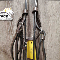 Rsd/Padded Bridle *gc/vgc, dirt, NO Flash, v.tight keeper, stiff, dry, mnr scraped edges
