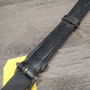 Leather & Rope Chambon, Hvy - Wide Padded Crown Piece *vgc, v.dusty & dirty
