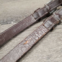 German Martingale, Rubber - Leather Reins *xc/vgc mnr scraped edges, dirt & residue/film
