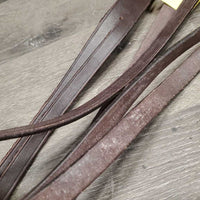German Martingale, Rubber - Leather Reins *xc/vgc mnr scraped edges, dirt & residue/film