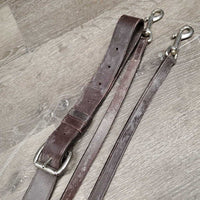 German Martingale, Rubber - Leather Reins *xc/vgc mnr scraped edges, dirt & residue/film
