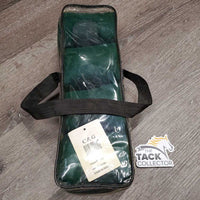 4 Fleece Polo Wraps, bag *new, mnr shavings/hay, dirty bag, older?
