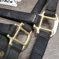 v.Thick & Hvy Nylon Halter, adj, snap *gc, dirty, faded, scratches
