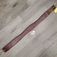 FS Padded Leather Girth, 1x els *gc, clean, faded, rubs, residue, stiff, dry
