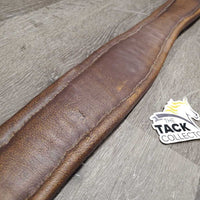 FS Padded Leather Girth, 1x els *gc, clean, faded, rubs, residue, stiff, dry
