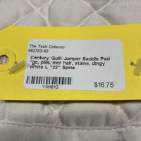 Quilt Jumper Saddle Pad *gc, pills, mnr hair, stains, dingy
