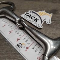 Thick Hollow Mouth Eggbutt Snaffle Bit *gc, clean, scratches