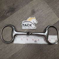 Thick Hollow Mouth Eggbutt Snaffle Bit *gc, clean, scratches
