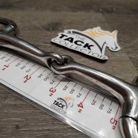 Thin Eggbutt Snaffle Bit *gc, clean, scratches, mnr residue
