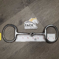 Thin Eggbutt Snaffle Bit *gc, clean, scratches, mnr residue
