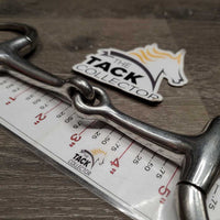 Thin Eggbutt Snaffle Bit *gc, clean, scratches, mnr residue

