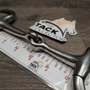 Thin Eggbutt Snaffle Bit *gc, clean, scratches, mnr residue