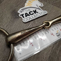 Med Loose Ring Snaffle Bit *gc, dirty, residue, scratches, rubs, discolored
