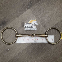 Med Loose Ring Snaffle Bit *gc, dirty, residue, scratches, rubs, discolored
