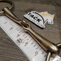 Med Loose Ring Snaffle Bit *gc, dirty, residue, scratches, rubs, discolored
