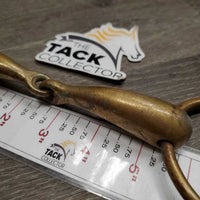 Thick Hvy Loose Ring Snaffle Bit *gc/fair, clean, stains, oxidized, scratches, discolored