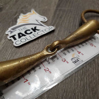 Thick Hvy Loose Ring Snaffle Bit *gc/fair, clean, stains, oxidized, scratches, discolored
