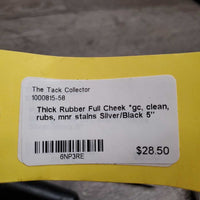 Thick Rubber Full Cheek *gc, clean, rubs, mnr stains
