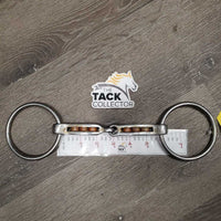 Magenis Copper Roller Loose Ring Snaffle Bit *gc, clean & dirty, residue, scuffs, stains
