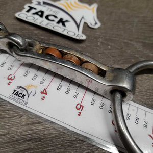 Magenis Copper Roller Loose Ring Snaffle Bit *gc, clean & dirty, residue, scuffs, stains