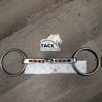 Magenis Copper Roller Loose Ring Snaffle Bit *gc, clean & dirty, residue, scuffs, stains
