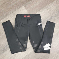 JUNIORS Winter Full Seat Breeches *gc, mnr hair, seam rubs & pills