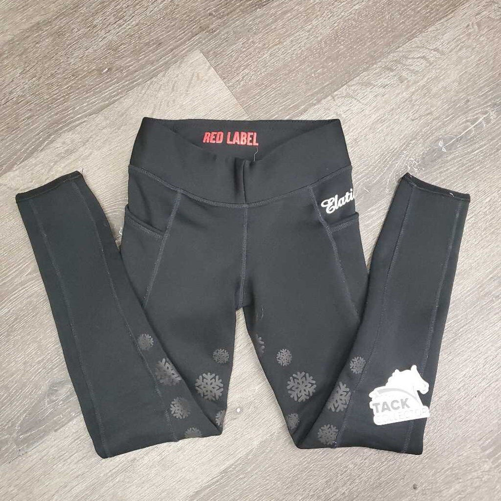 JUNIORS Winter Full Seat Breeches *gc, mnr hair, seam rubs & pills