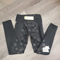 JUNIORS Winter Full Seat Breeches *gc, mnr hair, seam rubs & pills
