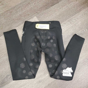 JUNIORS Winter Full Seat Breeches *gc, mnr hair, seam rubs & pills