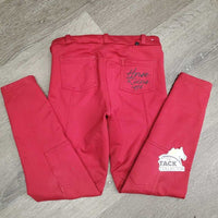 JUNIORS Winter EuroSeat Breeches *gc, mnr hair, pills & loose threads